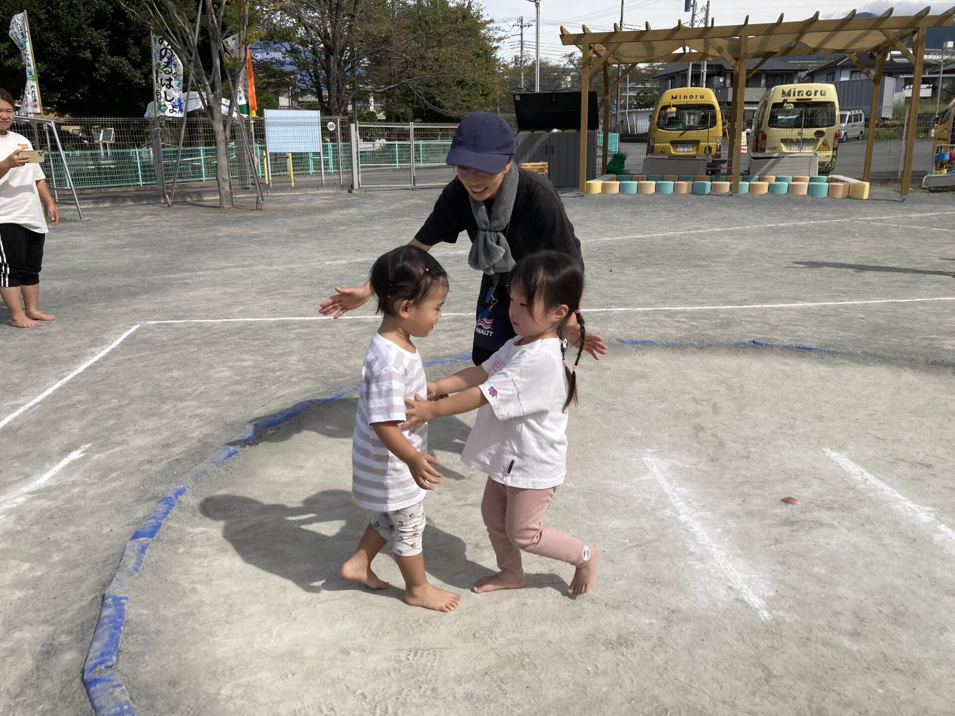 おすもう練習🙌（💚ぱんだ&ひつじ🧡組） - 認定こども園みのる幼稚園